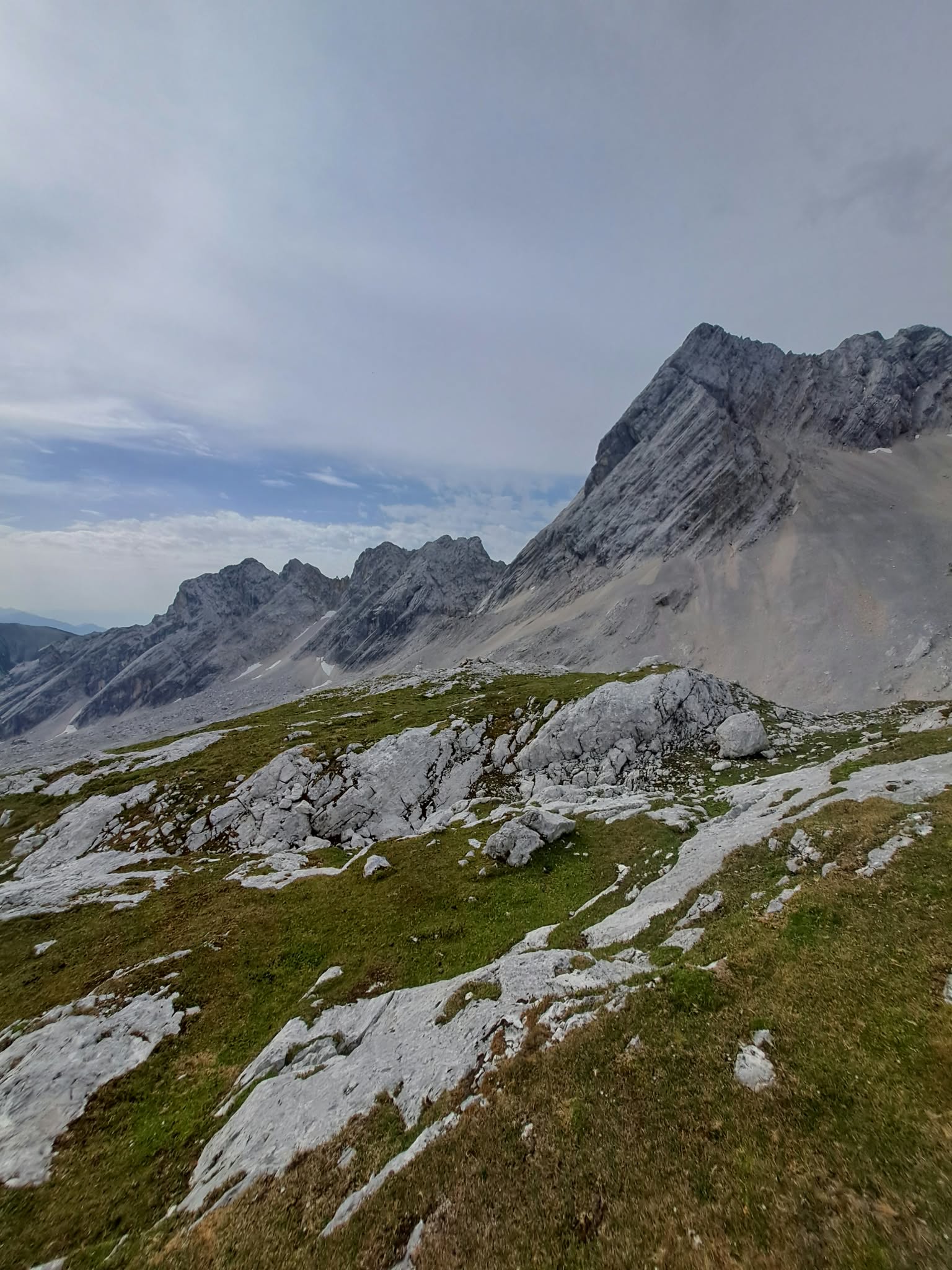 Ptarmigan sampling on the Zugspitze